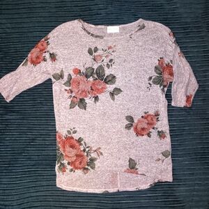 Floral Print Women's Top